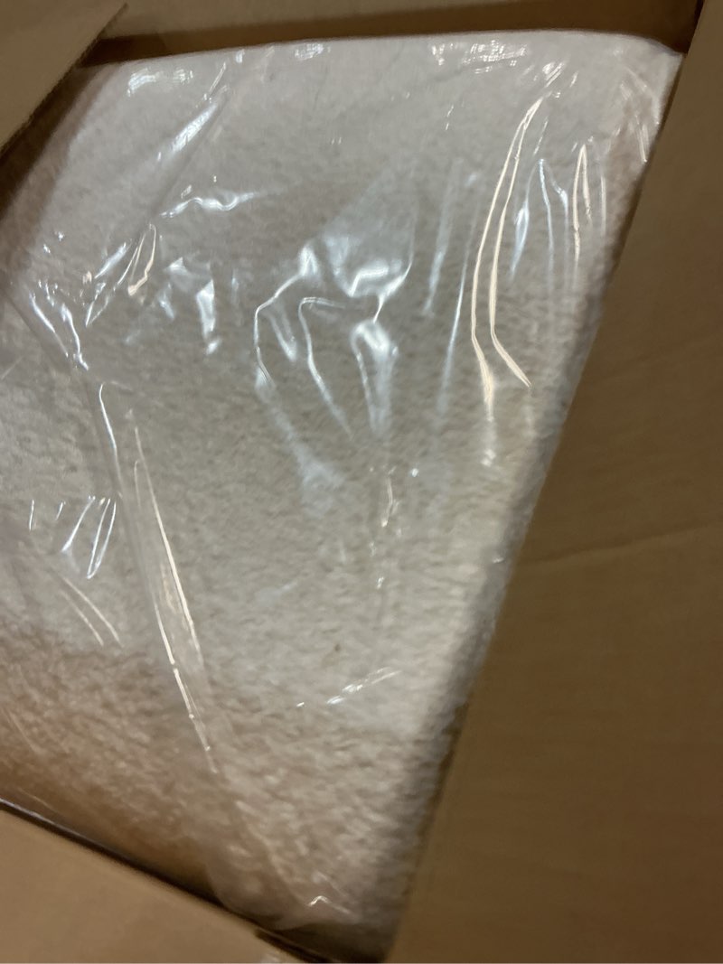 Condition photo showing Good Condition for cozy kiss orthopedic dog bed for medium dogs up to 65 lbs - removable washable cover with waterproof lining & non-skid bottom, cotton-polyester blend boat-shaped lounger mattress, m(36x24x5.5in)/beige beige m(36" l x 24" w x 5.5" th)