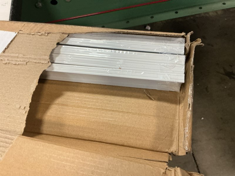 Condition photo showing As Is for Aluminum Flexible Ceiling Curtain Track – 3ft-16.4ft / 5m Bendable Wall/Ceiling Mount Rail, Smooth Glide System for Bay Windows, RVs, Room Dividers, Showers – Easy Install & Custom Fit ['White'] ['3ft-16.1ft']