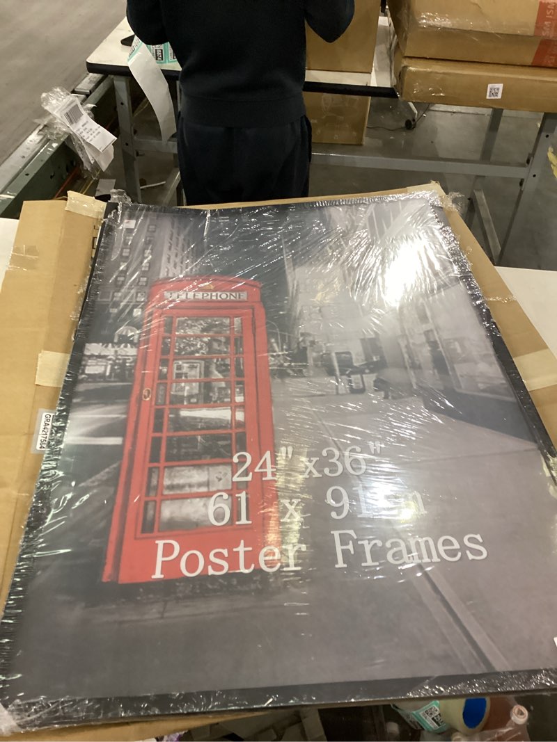 Condition photo showing New/Like New for Giftgarden 24x36 Poster Frame Black, Display 36x24 Picture for Wall, Single 24x36 Black