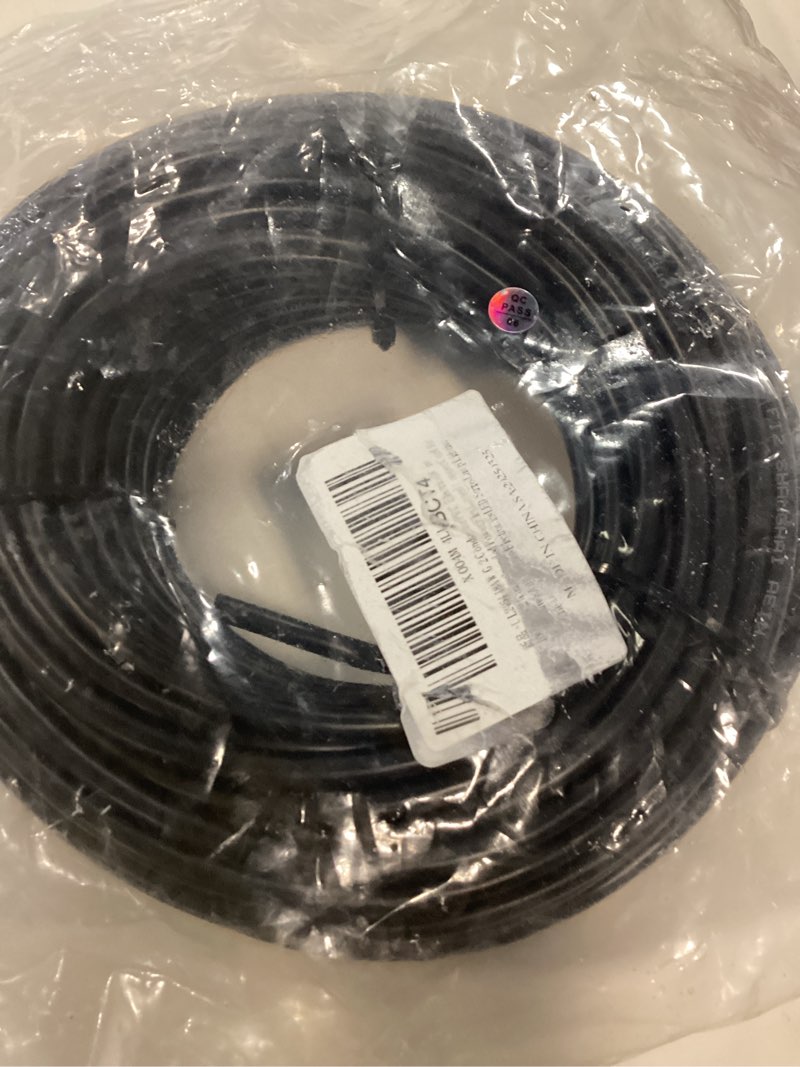 Condition photo showing New/Like New for ul2464 18awg 2 conductor pvc electrical wire 100ft 18/2 gauge stranded power flexible cable 300v 80°c rated bare copper cord for solar panels automotive electronics led strips lamp lighting marine