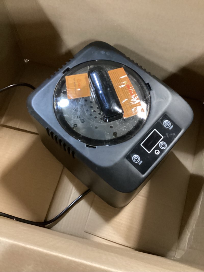 Condition photo showing As Is for Portable Sauna Steamer Machine with Remote Control, 3L 1200W Upgrated Steam Generator for Sauna, 9 Levels, 120 MIN Timer, for Home Spa Sauna Accessories (missing remote)