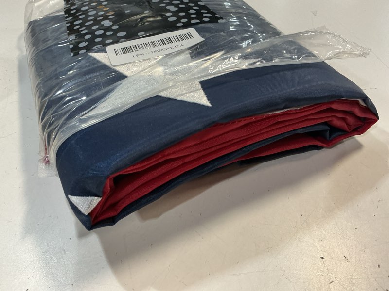 Condition photo showing Good Condition for bradford betsy ross flag 5x8 ft outdoor embroidered 13 star american flags heavy duty, double sided colonial flag with 3 brass grommets 13 stars for outdoor indoor use long lasting 5x8 feet