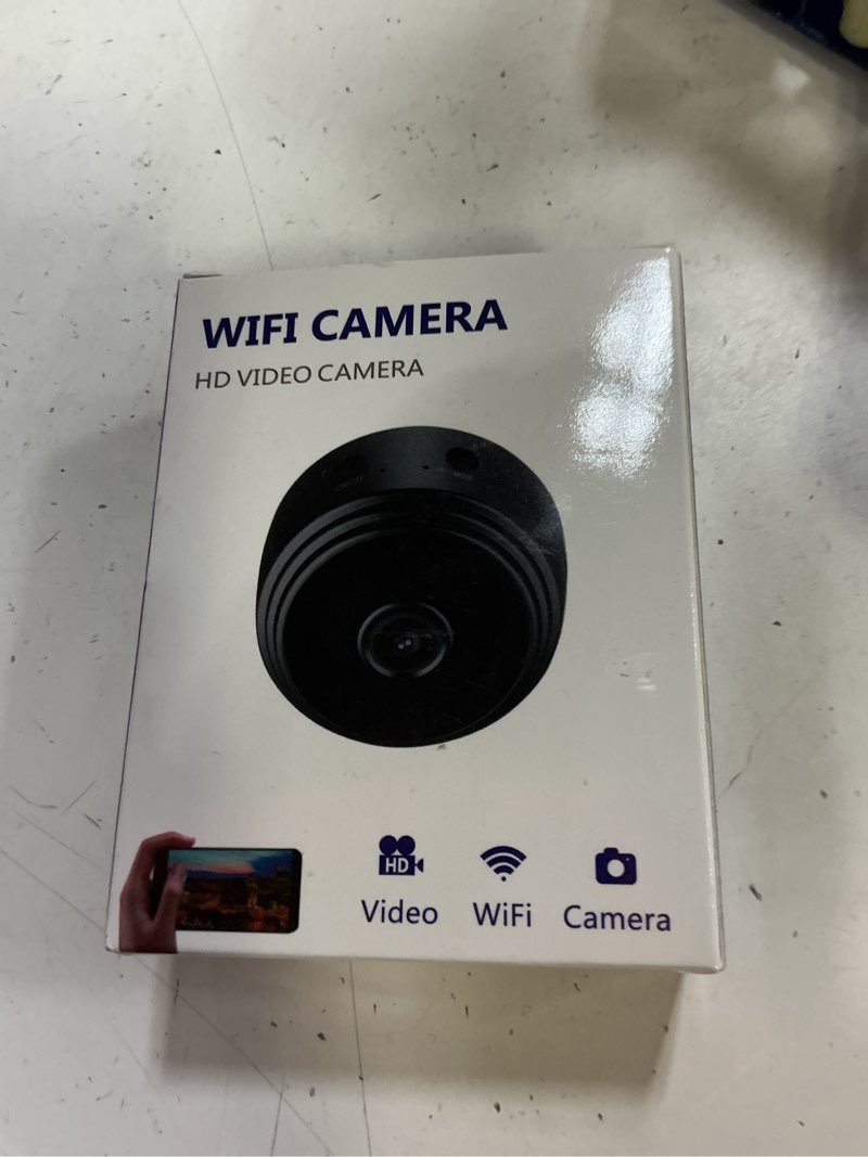 Condition photo showing New/Like New for 1pcs only 0.9 inch hidden camera with audio/video mini small spy home indoor night vision motion detection baby monitor wireless outdoor nanny wifi espias security secret (1, black, mini) black mini 1