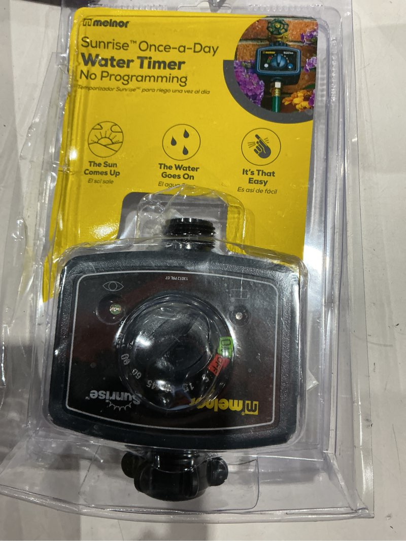 Condition photo showing Good Condition for melnor 1 output port stationary digital hose end timer