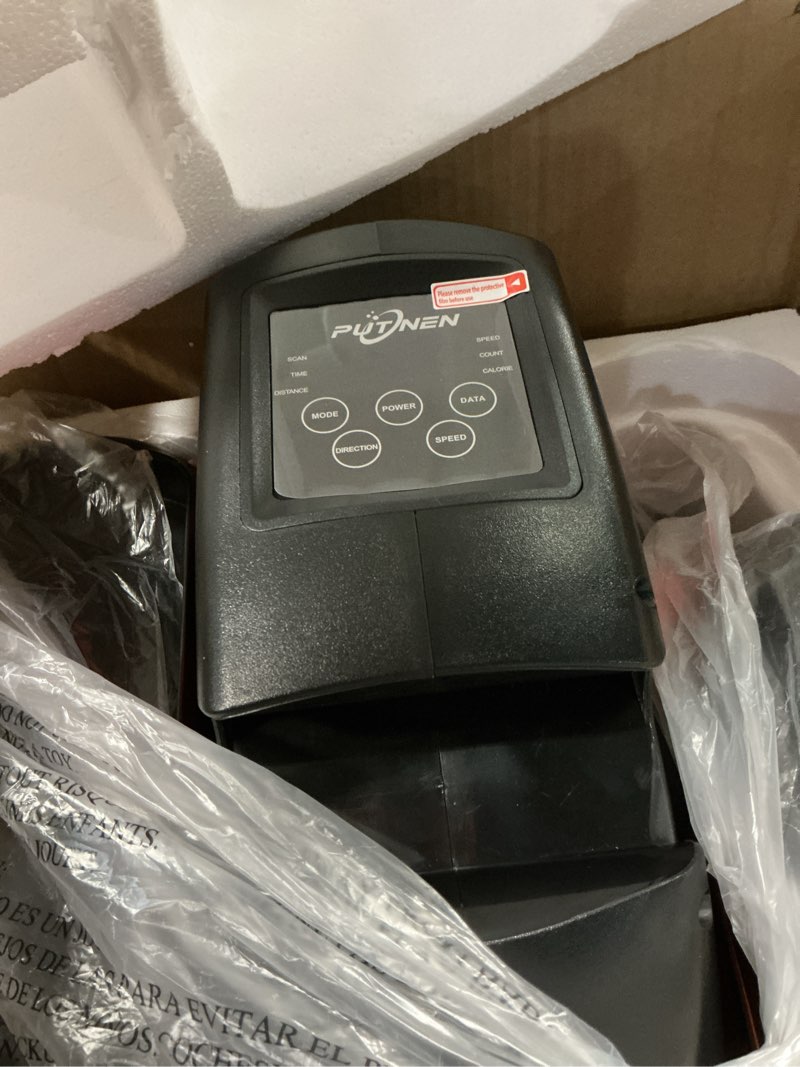 Condition photo showing As Is for Under Desk Elliptical Machine, Electric Elliptical Leg Exerciser for Seniors with 12 Adjustable, Portable Quiet Elliptical Exercise Machine, Seated Pedal Exerciser with Remote Control