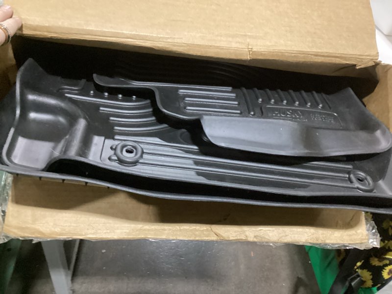 Condition photo showing As Is for Husky Liners Weatherbeater Series | Front & 2nd Seat Floor Liners - Black | 98871 | Fits 2017-2020 Hyundai Elantra 3 Pcs