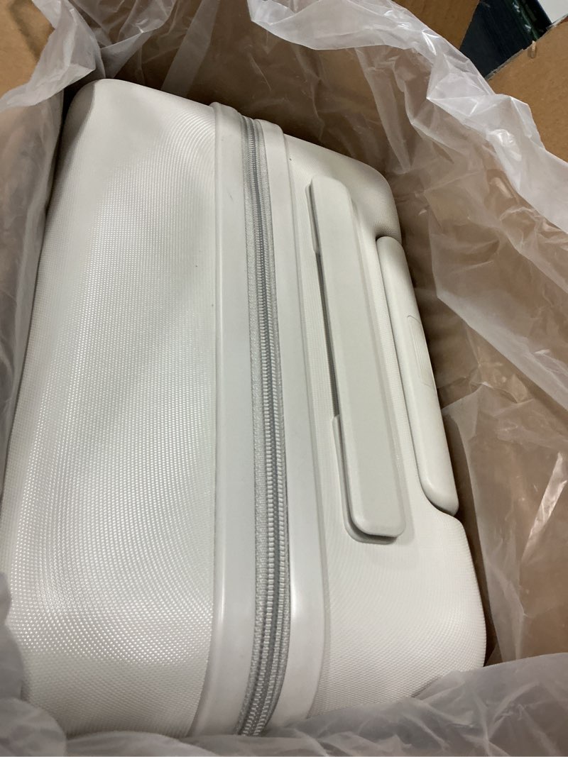 Condition photo showing Good Condition for hanke 16 inch underseat carry on luggage with spinner wheels hard shell suitcases mini small carry on bag for airline approved tsa luggage lightweight travel suit case(smoke white) underseat 16 inch smoke white