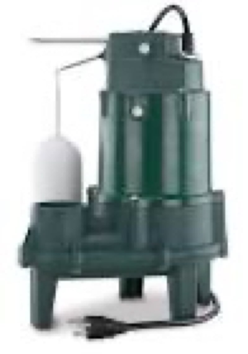 zoeller 1/2-hp 115 -volt 103-gallon cast iron sewage sump pump