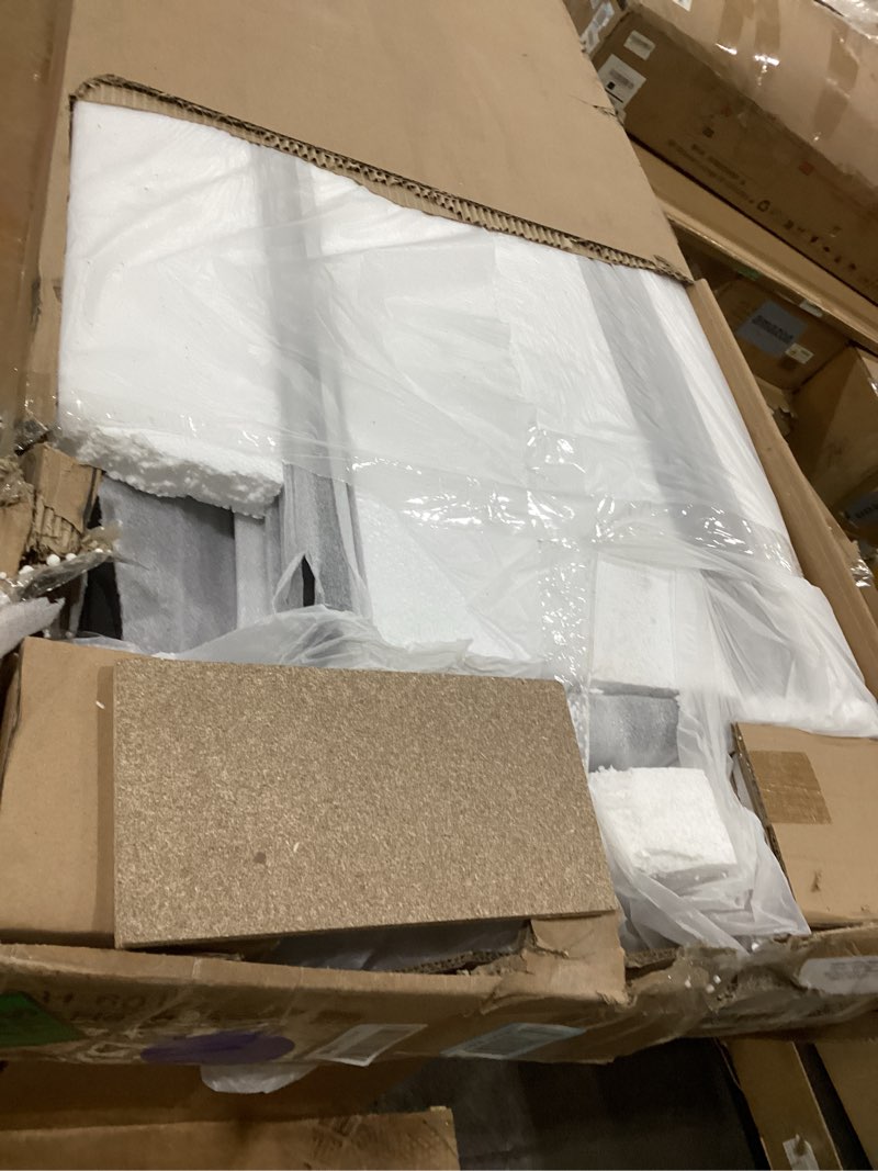 Condition photo showing As Is for Bedford King Headboard Black King