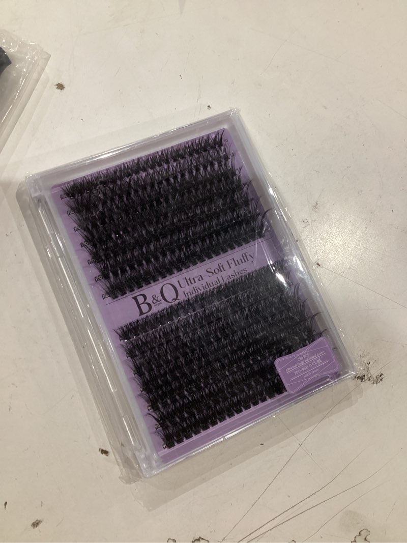 Condition photo showing As Is for b&q volume lash clusters 70d+90d, supersoft eyelash clusters 10-18mm, d curl cluster eyelash extensions, wispy cat eye lashes fluffier individual lashes for beginners?70d+90d? only lash-70d+90d