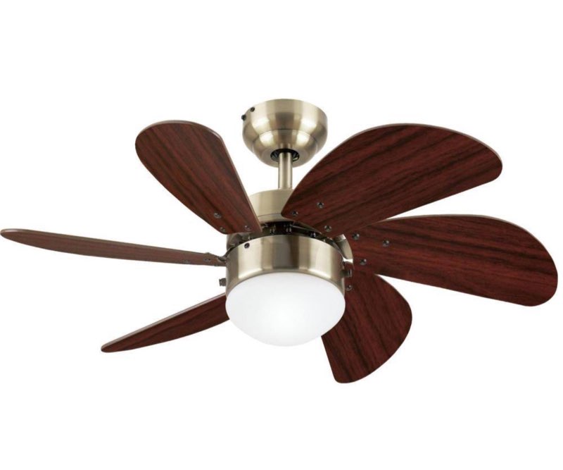 Westinghouse Turbo Swirl 30 in. Antique Brass Indoor Ceiling Fan