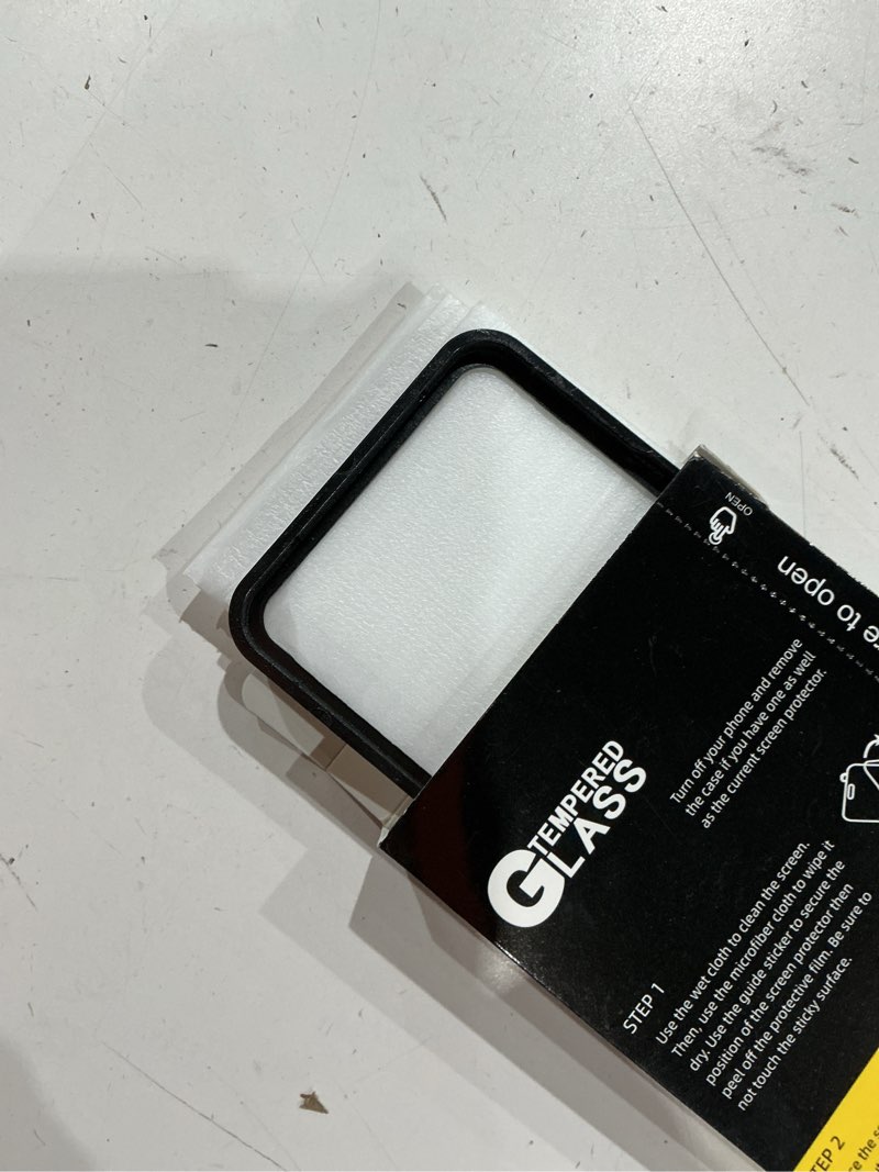 Condition photo showing Good Condition for new'c 3 pack designed for iphone 16, iphone 15 screen protector (6.1 inches),enhanced tempered glass protection with easy installation tool included,case friendly ultra resistant | tempered glass, case friendly, ultra resistant transparent 16/15 6.1 inches