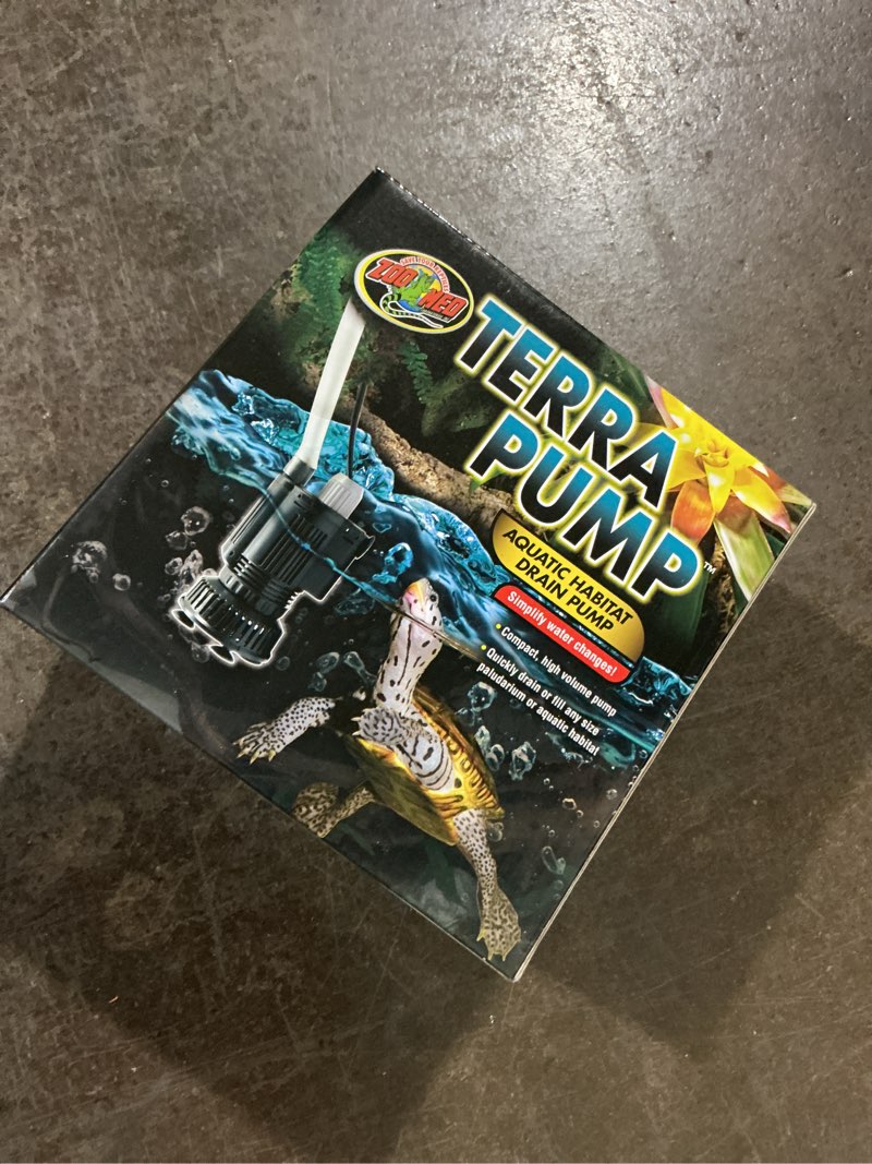 Condition photo showing New/Like New for Zoo Med Terra Pump Aquatic Habitat Drain Pump  1 Each/370 GPH