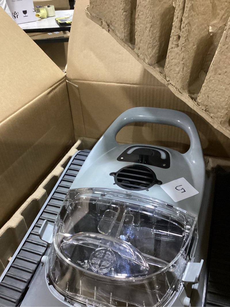 Condition photo showing As Is for robotic pool cleaner - pool vacuum 180w brushless motor, 50,000pa suction, wall climbing, ai-powered path sonar navigation, 3 modes robot for inground & above-ground pools up to 2000 sq. ft