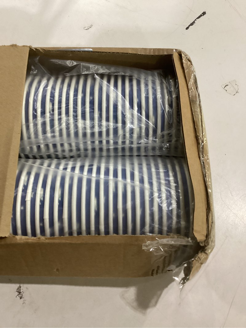 Condition photo showing New/Like New for nuanchu 100 pack 9 oz graduation ice cream cups, congrats grad disposable dessert bowls, class 2026 paper snack soup cups for hot or cold food graduate party supplies(graduation 2026,black rose gold) black rose gold graduation 2026,