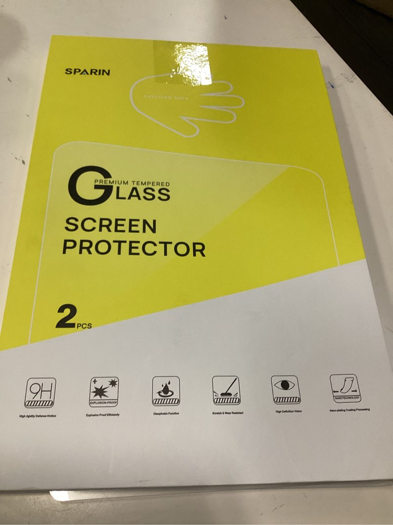 Condition photo showing Good Condition for sparin 2 pack paper glass screen protector for samsung galaxy tab s11 ultra/s10 ultra/s9 ultra/s8 ultra 14.6 inch with easy installation tray, matte tempered glass film for drawing/writing, anti-glare & s pen support galaxy tab s11 ultra/s10 ultra/s9 ultra 14.6 inch