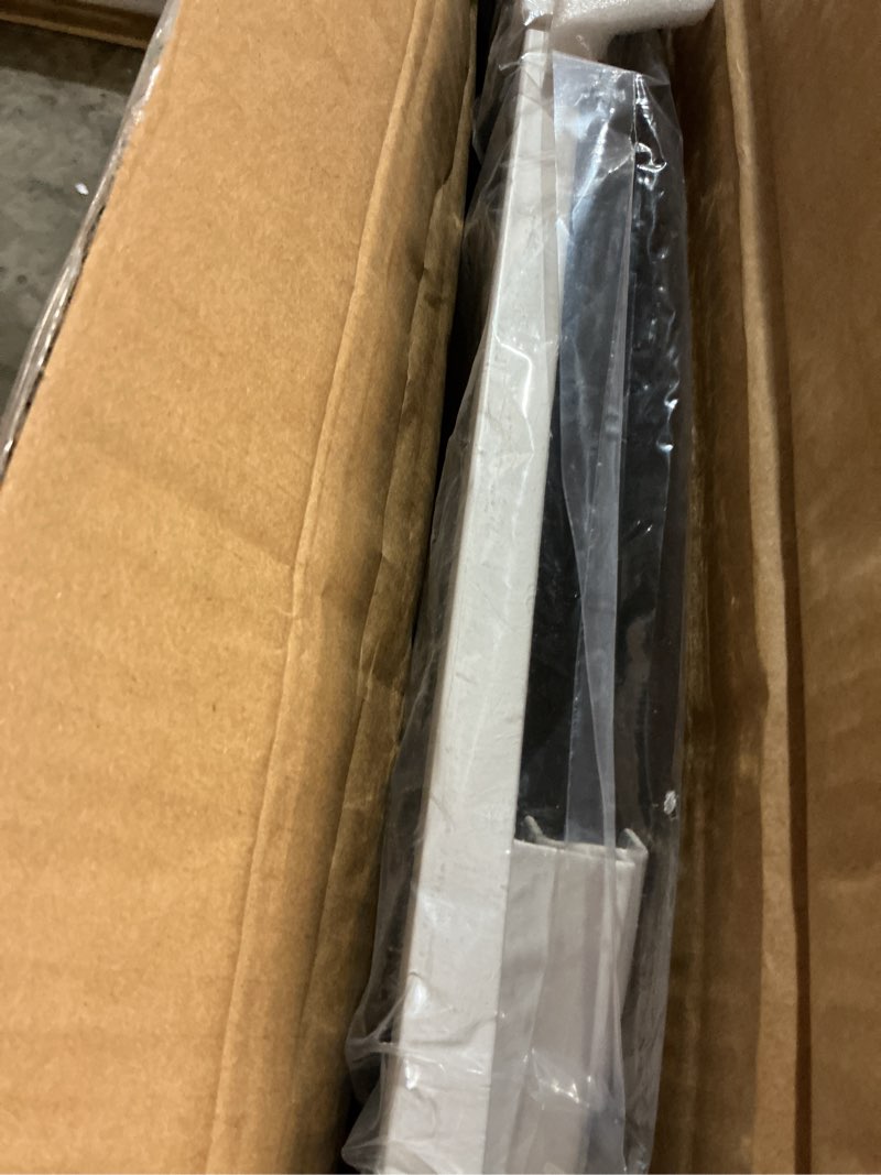 Condition photo showing Good Condition for babelio safety gate door fits for stairs, narrow and wide doorways with auto close, easy install, no drilling, pressure mounted for baby, child, pets, dog/puppy, 26''-40'', white white 30"tall 26"-40" wide