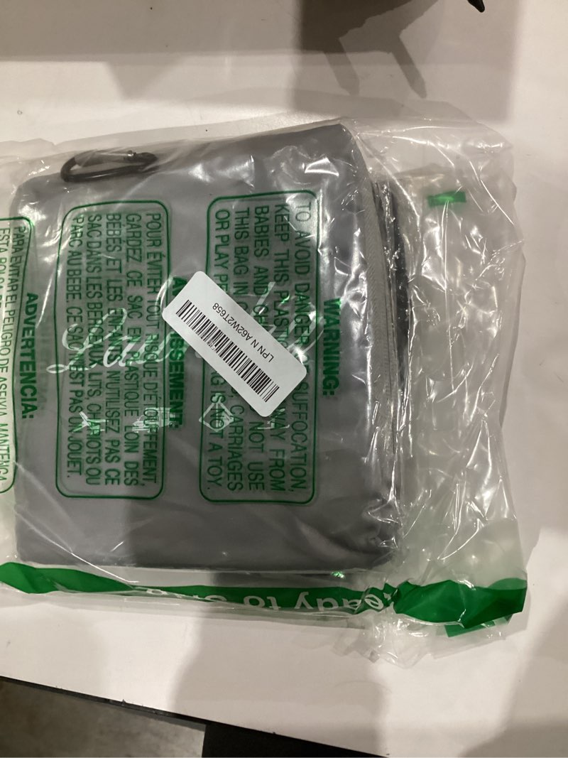 Condition photo showing New/Like New for 2 Pcs JHX Travel Laundry Bags, Dirty Clothes Organizer?Upgraded?with Handles and Aluminum Carabiner for Travel, Camp, Fitness, and Students (Black&Grey) 24"L x 21"W