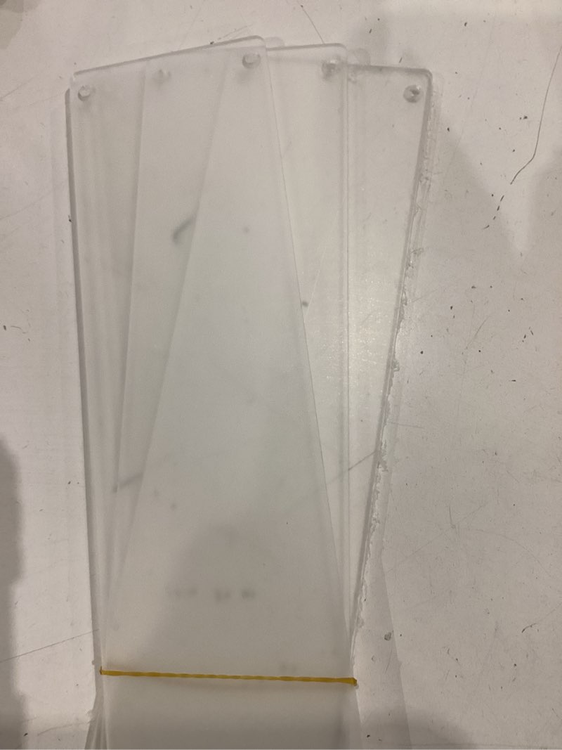 Condition photo showing Good Condition for acrylic display risers, 3 tier perfume organizer stand, clear cupcake stand holder, large shelf risers for figures, dessert shelves for party, display shelf for decoration and organizer