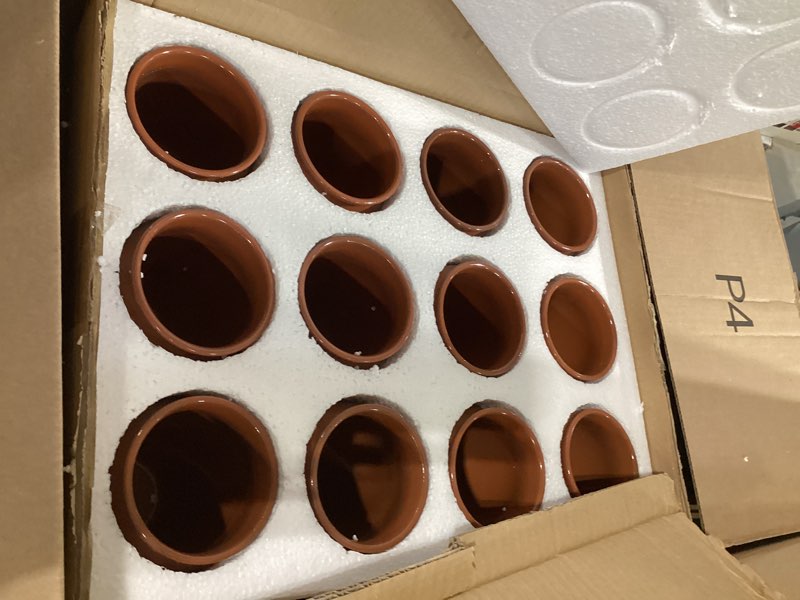 Condition photo showing Good Condition for gejoy 12 sets cantaritos de barro mexicanos 16 oz cantaritos shooters pottery taco tuesday mexican clay cup fiesta de barro mexicanos cocktail cups cocktail glasses for margaritas mojitos
