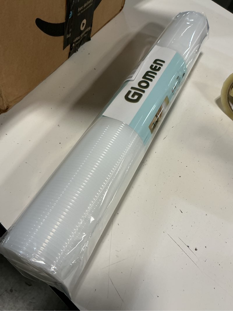 Condition photo showing New/Like New for shelf liner, non-slip cabinet liner, washable oil-proof for kitchen cabinet, shelves, refrigerator, storage, desks, 20 inches x 20 ft, non adhesive drawers liner… (20 inches x 20 ft, thickened) 20"w x 240"l