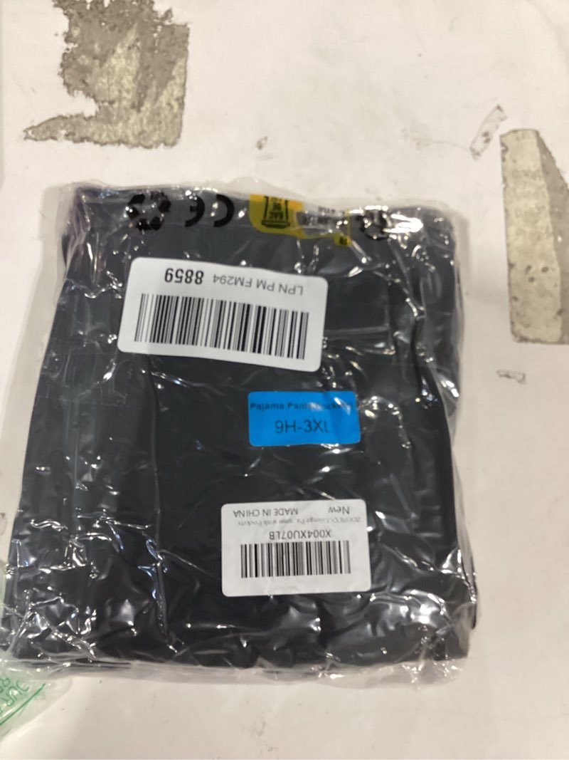 Condition photo showing New/Like New for zoosixx capri pants for women - wide leg loose casual trousers with pockets summer high waisted drawstring pants 30 inches 3x-large black