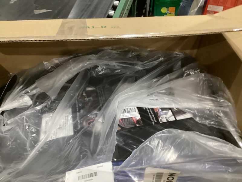 Condition photo showing Good Condition for JOJOBAY Chevy Silverado Seat Covers,Leather Seat Covers for GMC Sierra,Custom Fit 2007-2026 1500 2500HD 3500HD Crew Double Extended Regular Cab,LT LZT RST(Full Set,Black Blue) Full Set Black Blue