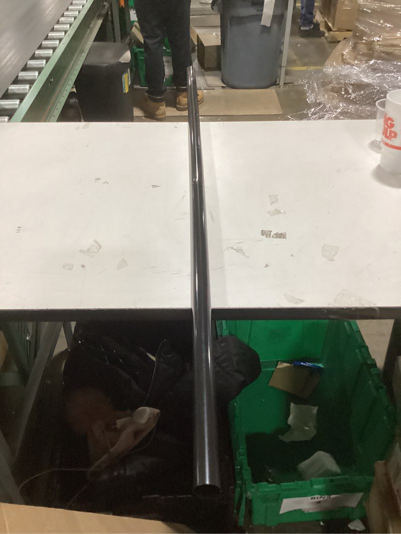 Closet Rod Cover - 1-1/4" x 58" Made in USA (BLACK)