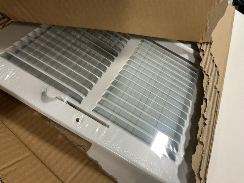 Condition photo showing Good Condition for 16x10 Vent Register [Duct Opening], Vent Covers for Home Ceiling, Two-Way Ventilation Register, Adjustable Solid Steel Wall Register Vent Cover (16"W x 10"H [Duct Opening])