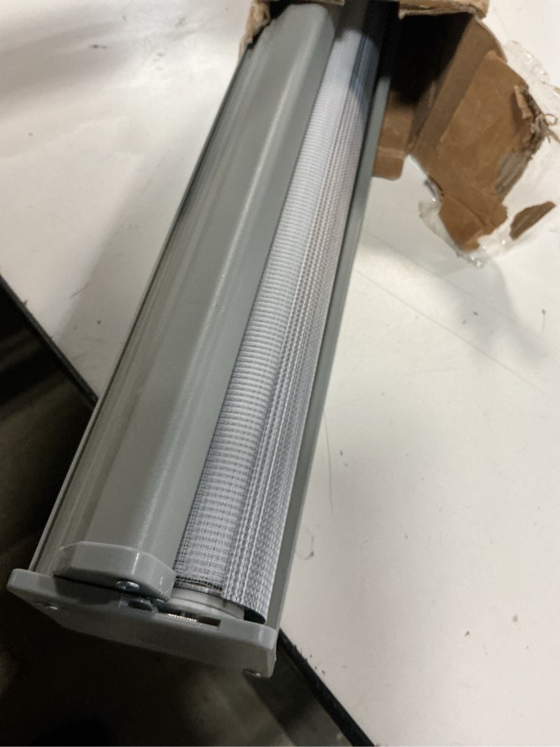 Condition photo showing Good Condition for cordless zebra blinds for indoor windows free-stop zebra shades dual layer light filtering sheer shades roller window blinds for home (32" w x 72" h, grey) 32"w x 72"h cordless grey