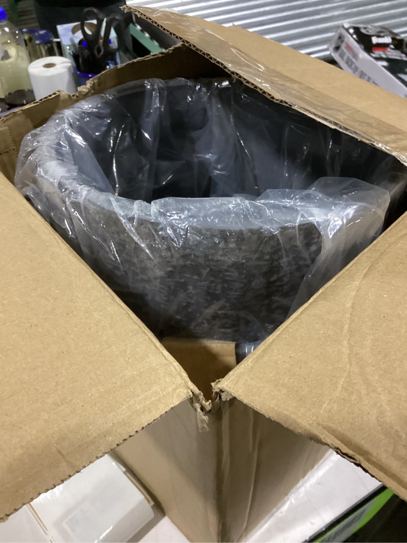 Condition photo showing Good Condition for 10 inch Garden Planter Lightweight Indoor Outdoor Pots with Drainage Hole for Potted Plants Flowers Greenery, Set of 2 (Beige Grain Texture)