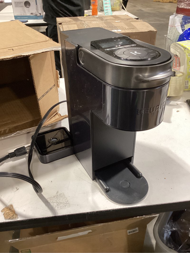 Condition photo showing As Is for Keurig K-Supreme Plus SMART Coffee Maker, Single Serve K-Cup Pod Coffee Brewer, BREWID and MultiStream Technology, 78 Oz, Black Black Maker
