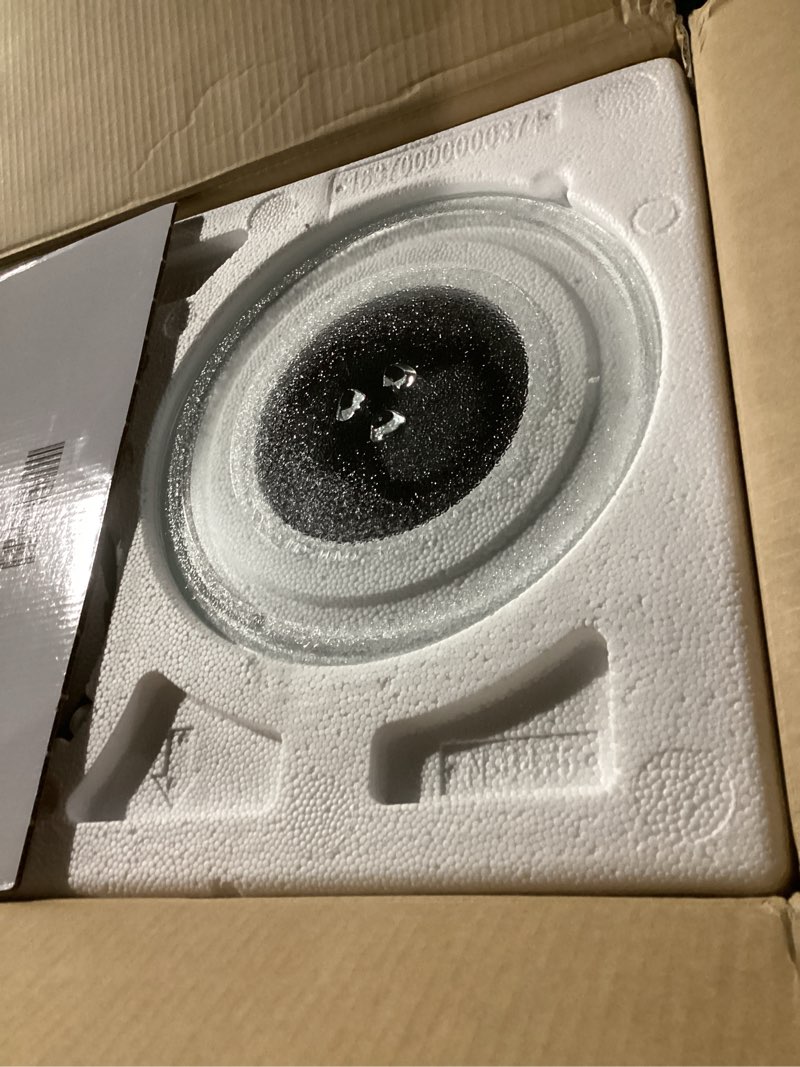 Condition photo showing New/Like New for GE Compact Countertop Microwave Oven, 0.7 Cubic Ft., 700-watt Capacity, 6 Auto Cooking Settings, Child-Lock Technology, Dorm Room or Apartment, Stainless Steel 0.7 Cu.Ft. Stainless Steel