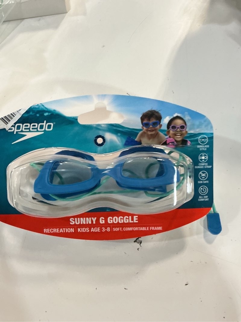 Condition photo showing Good Condition for speedo kids' swim goggles sunny g ages 3-8 blue