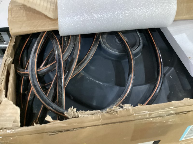 Condition photo showing Good Condition for giraffe tools retractable garden hose reel 1/2 inch x 155 with 5 ft leader hose, heavy duty, any length lock, slow return system, wall mounted and 180 deg swivel bracket 1/2 155ft