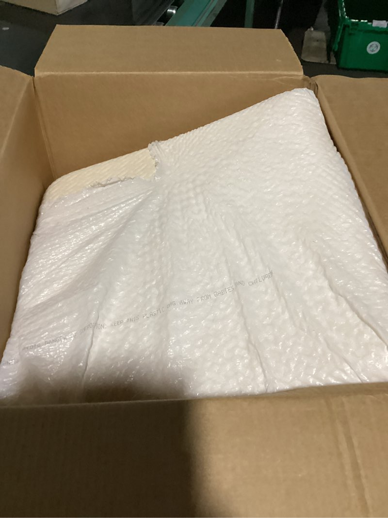 Condition photo showing Good Condition for HOMBYS Tufted Furry Recliner Seat Cushion for Elderly Foam Curved Edge Large Square Seat Cushion for Recliner Chair, Floor Pillow, Office Chair, Car, No Pressure on Thighs(Beige) Beige 20*20*3in