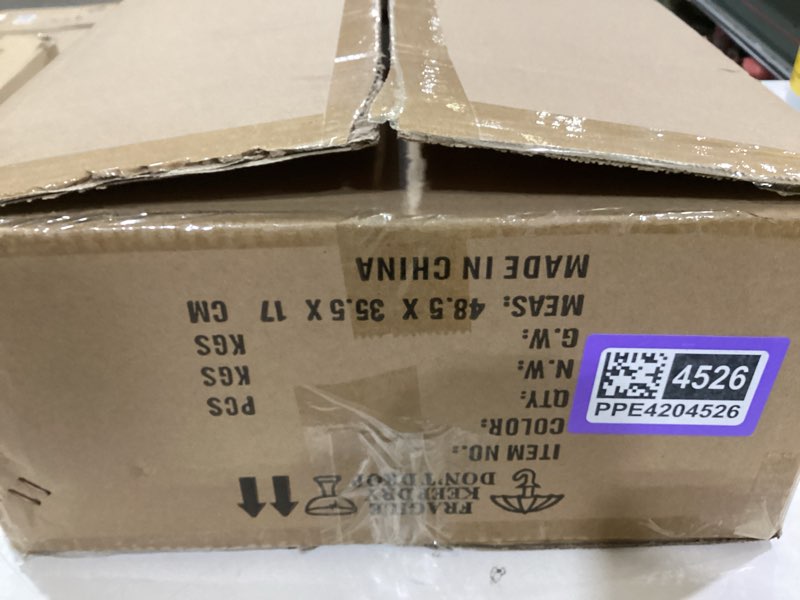 Condition photo showing Good Condition for gold linear chandelier, 2-light modern chandelier for dining room light fixture, kitchen island lighting with white fabric shade linear pendant lights for restaurant, living room, bedroom