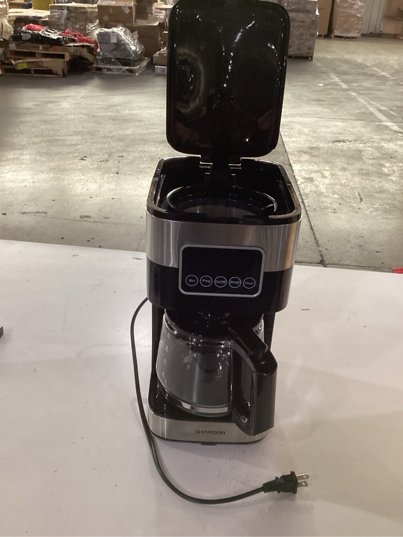 Condition photo showing As Is for Ninja 12-Cup Programmable Coffee Brewer, 2 Brew Styles, Adjustable Warm Plate, 60oz Water Reservoir, Delay Brew - Black/Stainless Steel