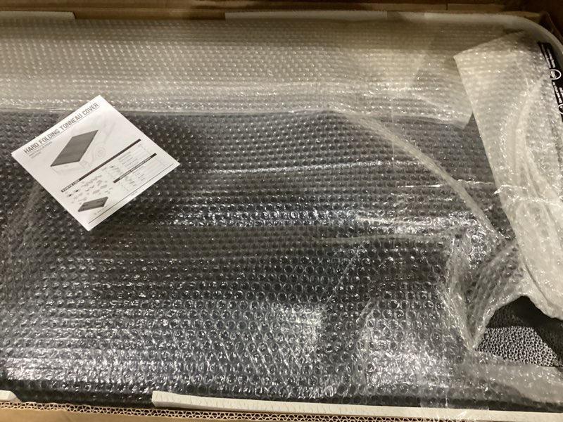 Condition photo showing Good Condition for hard folding truck bed tonneau cover compatiable with ford f150 f-150 2015-2025 5.5 ft short box, tri fold style 5.5ft hinged 2015-2025 f150