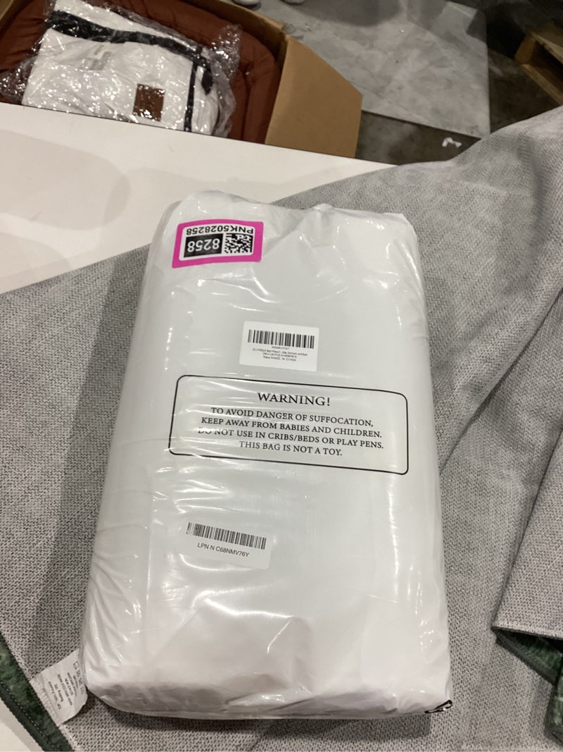 Condition photo showing New/Like New for jollyvogue pillows king size set of 2, washable supportive bed pillows with super soft down alternative fill, luxury fluffy hotel quality for side, back, and stomach sleepers 2 king