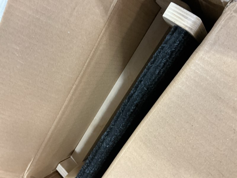 Condition photo showing Good Condition for dog ramp for bed - foldable small to large dog ramp for couch - 6 adjustable height from 12" to 24" - stairs with high traction mat - wooden portable ramp for dogs to get on bed couch car up to 200lbs burlywood(black)