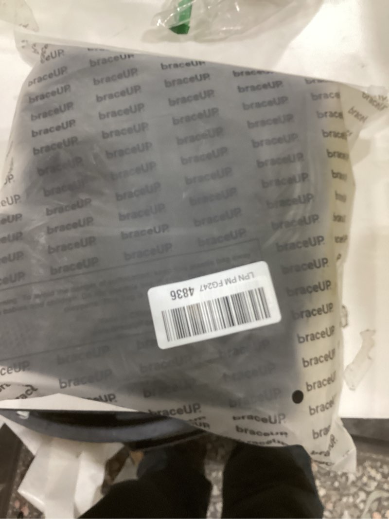 Condition photo showing New/Like New for BraceUP Back Brace with lumbar Pad - Back Pain Relief for Men and Women, Lumbar Support Belt for Sciatica Pain, Heavy Lifting, Waist Support, Lower Back Brace (L/XL 35-43 In)