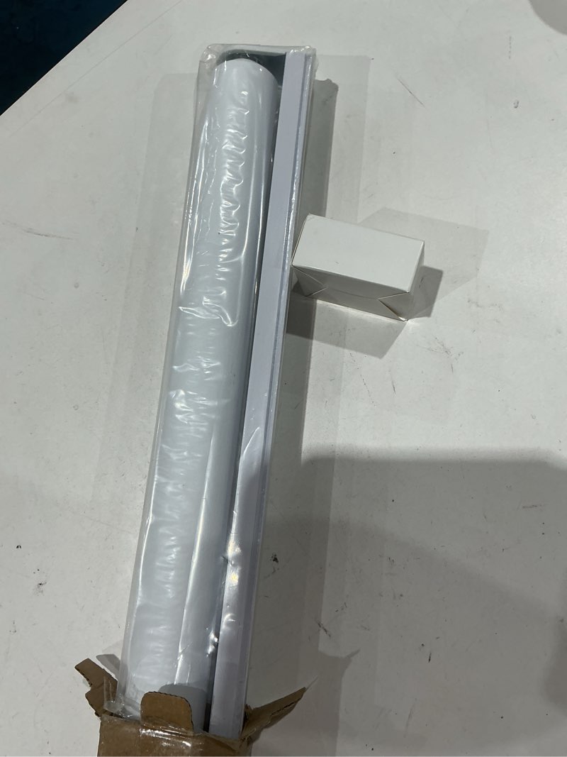 Condition photo showing New/Like New for chrisdowa cordless blackout roller shades for windows, thermal insulated uv protection pull down shades, total blackout window blinds for home, office, bedroom, door (47" w x 72" h, white) 47"w x 72"h white