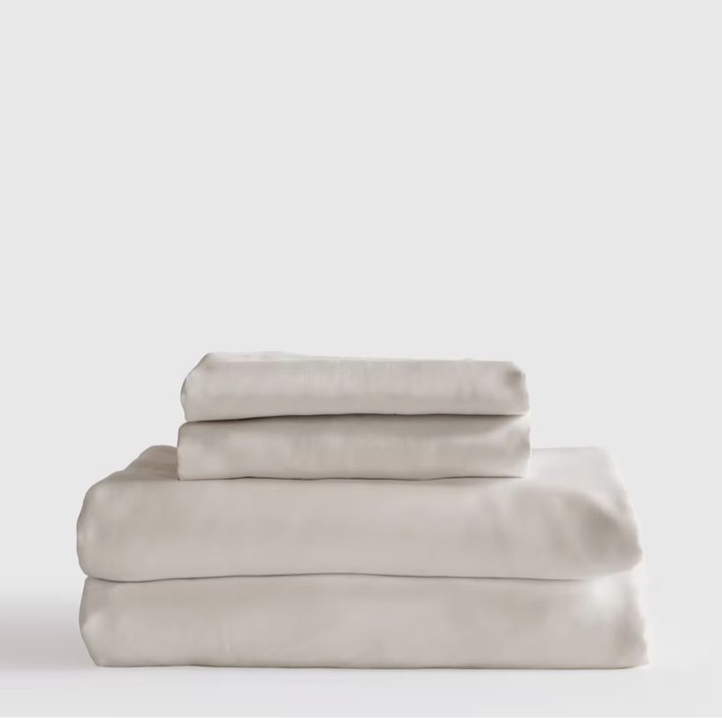 quince bamboo sheet set, queen