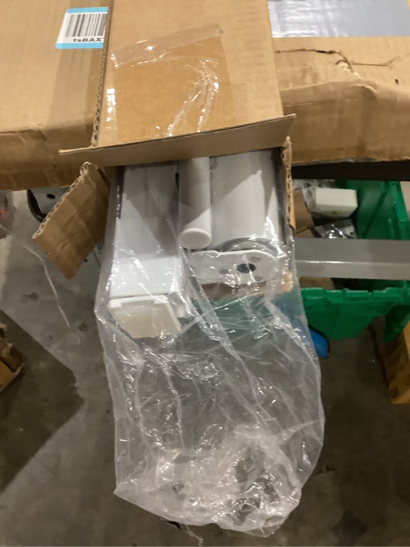 Condition photo showing New/Like New for LazBlinds No Drill Blinds for Indoor Windows, Blackout Roller Shades, Cordless Window Blackout Blinds, Thermal Insulated Fabric UV Protection for Home and Office, 29" W x 48" H, White Blackout-white 29" W x 48" H