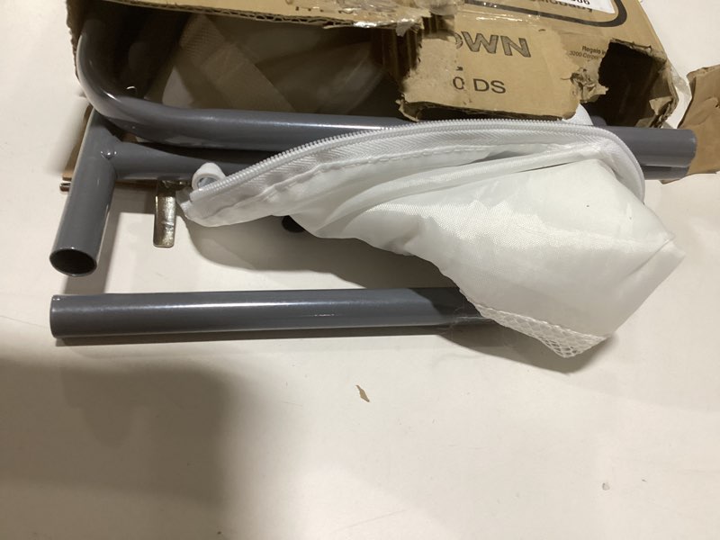 Condition photo showing As Is for Regalo Safety Swing Down Bed Rail Guard for Toddlers, Bed Safety Rail with Patented Gap Guard, Fits Twin, Full & Queen Mattress, White, Tested & Safe for 30 Years, American Designed, Family Owned 43 Inch