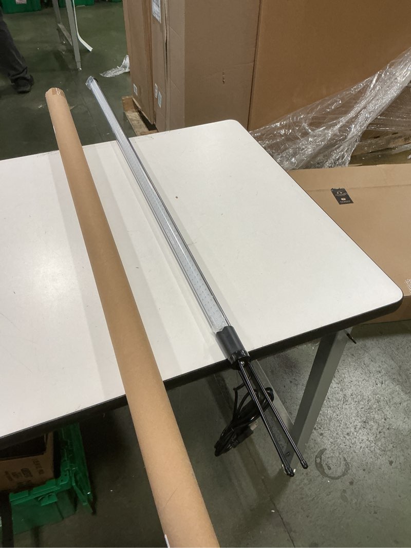 Condition photo showing New/Like New for 72W Black Light Bar - Upgraded 4ft Blacklight Bar 395nm to 405nm LED Black Lights Premium Floor Stand UV Light Bar with Power Cord, Plug, Switch for Glow Party, Halloween (1 Pack)
