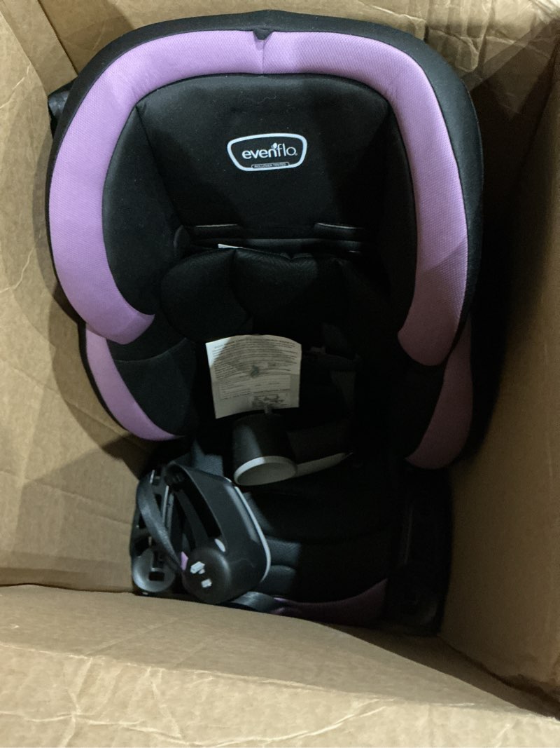 Condition photo showing Good Condition for evenflo maestro sport booster car seat (whitney purple)