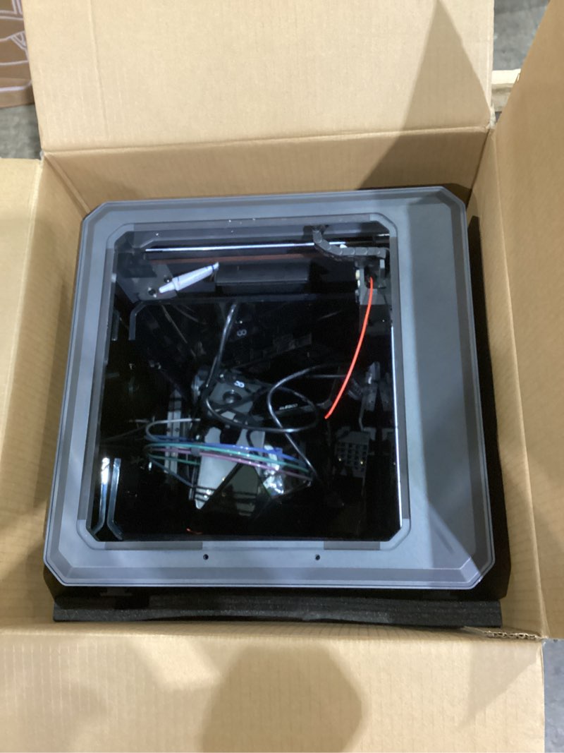 Condition photo showing As Is for elegoo centauri carbon 2 combo multi color 3d printer, corexy 500mm/s high speed multicolor printing with canvas, 1-click full auto leveling and 350°c high-temp nozzle, 256x256x256mm build volume
