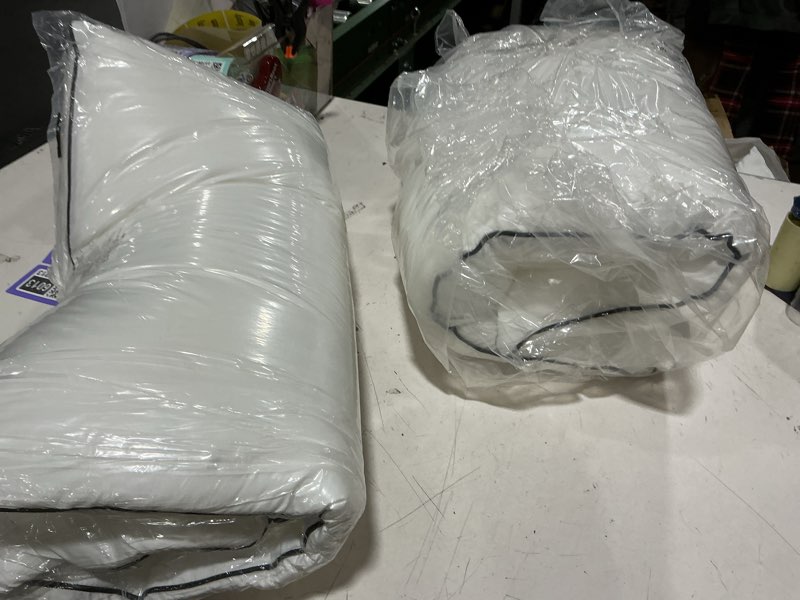 Condition photo showing Good Condition for (similar too) minupwell 2 packs ultra thin pillows, flat pillows for sleeping thin with 7d 2.5 in height support, slim bed pillows for stomach sleeper, low profile pillow standard size - 18x26 in, black side standard- 2packs